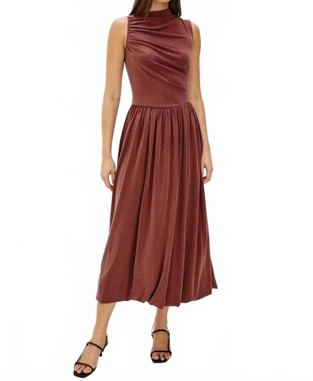 NEW RAILS women's brina dress in oxblood